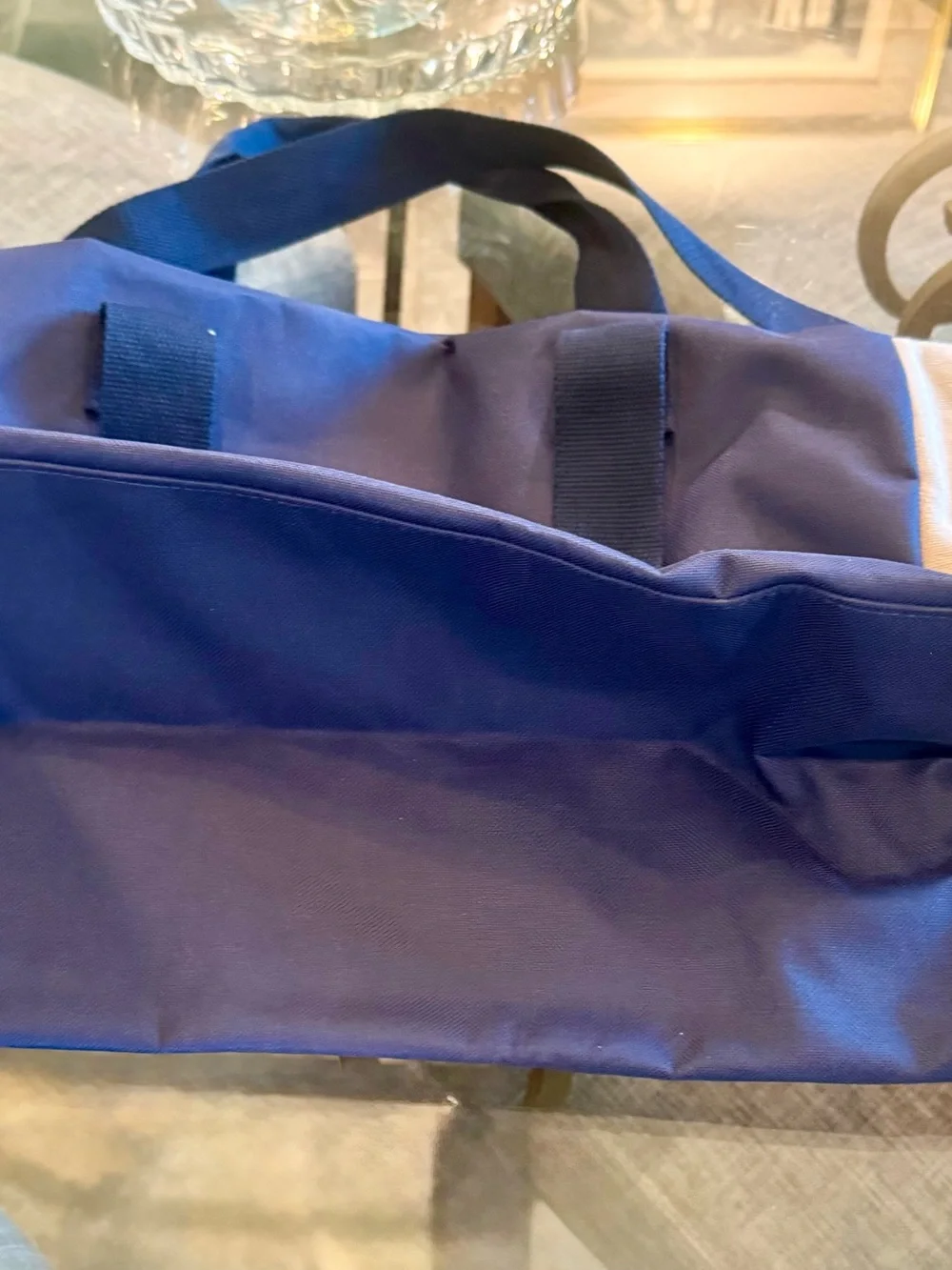 Tommy Bahama Men’s Blue & Gray Travel Duffel Bag-Weekender/Overnight Bag - NWOT